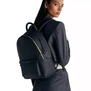Madison de Sabre The Backpack Black Caviar Leather